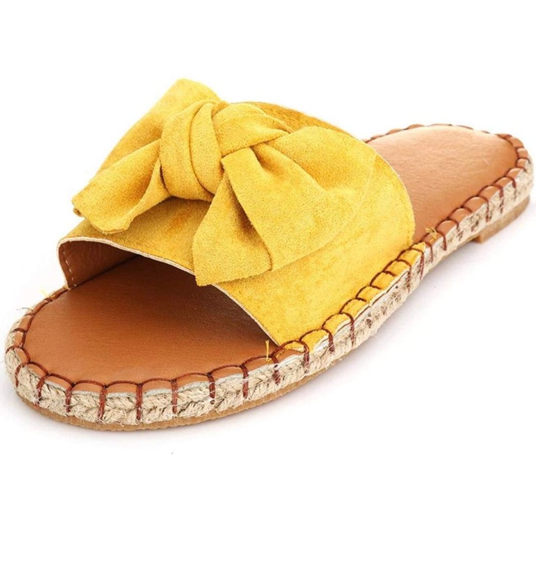 Moda 💠Sandalias planas deslizantes para mujer, estilo casual