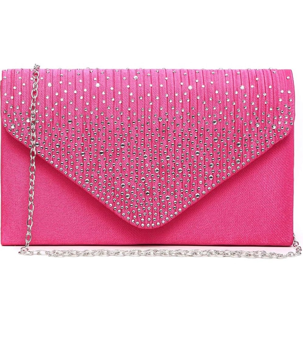 Moda 💠Bolso de noche para mujer, con diamantes de imitación