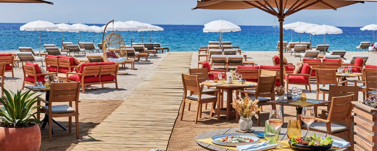 Restaurantes La Plage Barrière Le Majestic Cannes