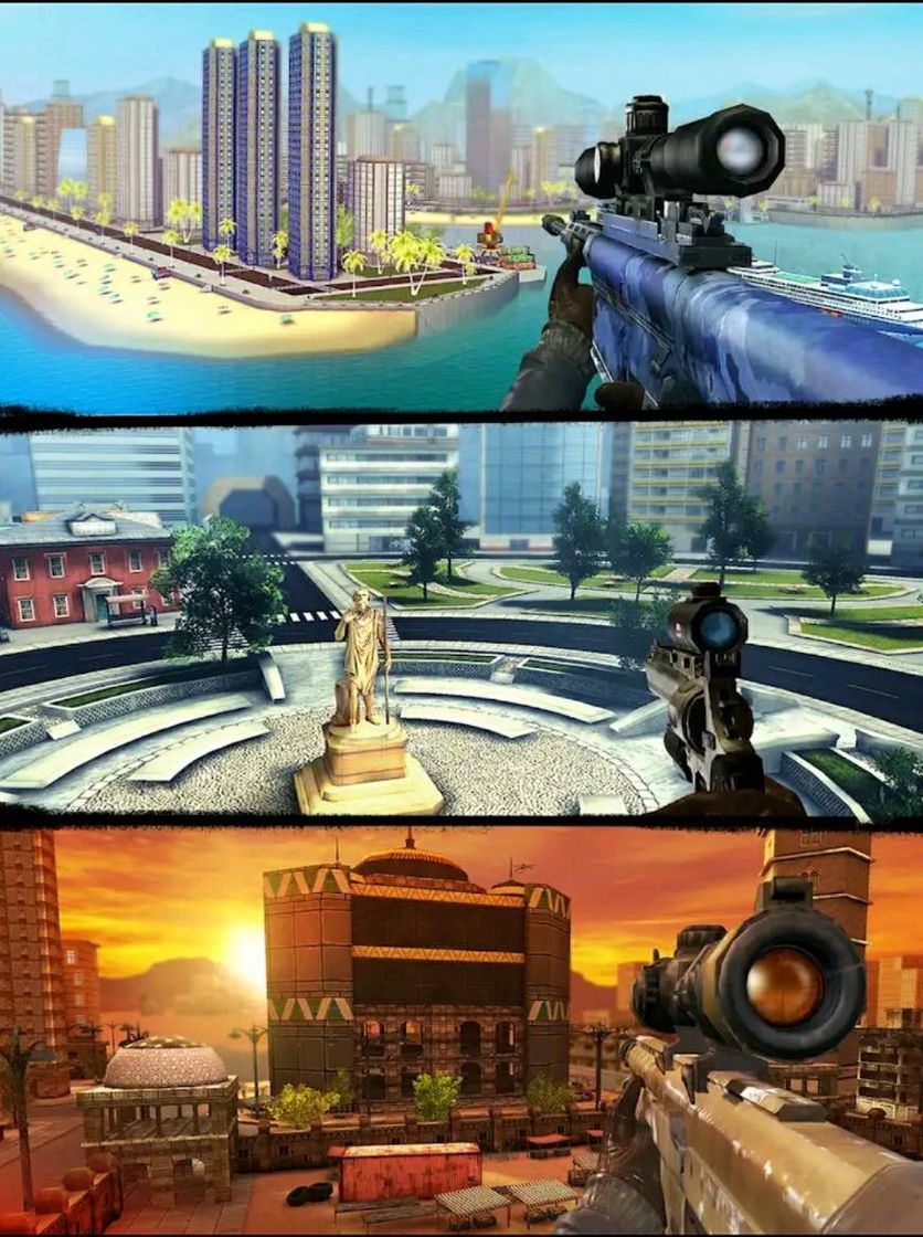 App Sniper 3D: Fun Free Online FPS Shooting Game.