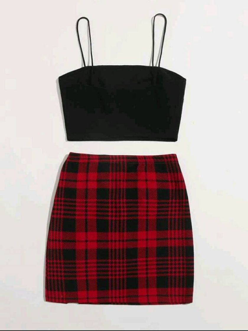 Social Look com saia 