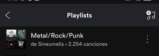 Playlist Metal/Rock/Punk