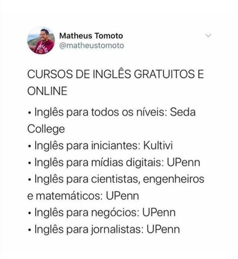 cursos de inglês online e gratuitos