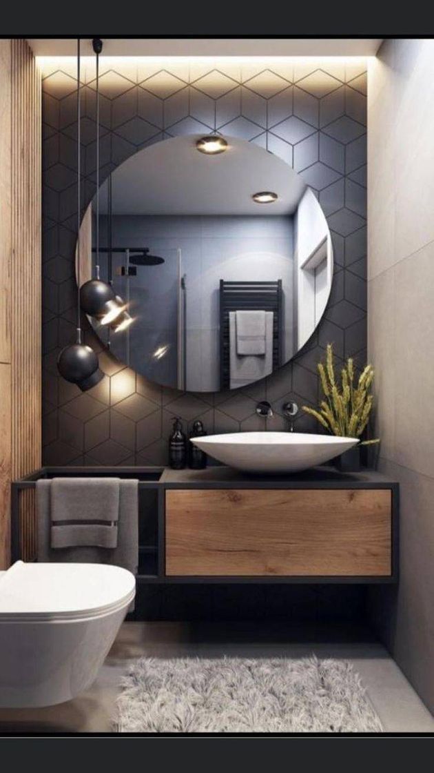 Social modern bathroom inspiration
