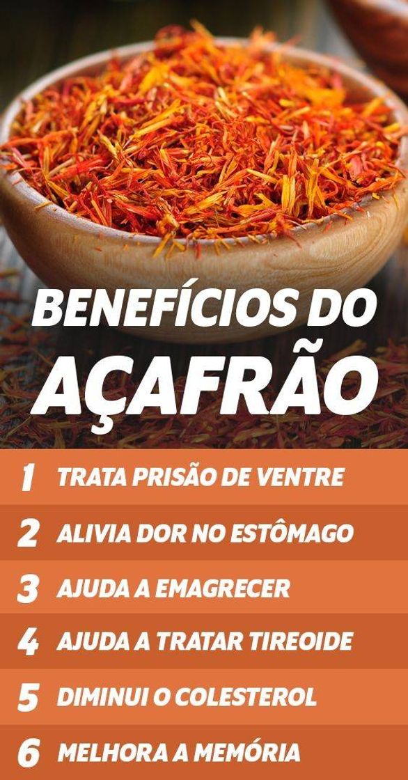 benefícios do açafrão