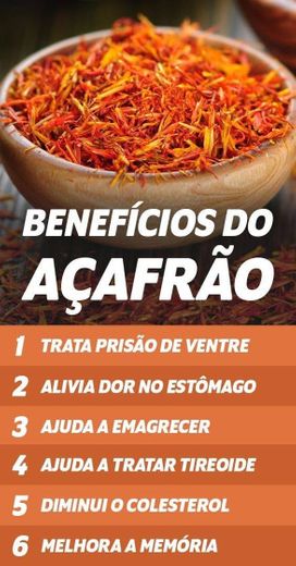 benefícios do açafrão