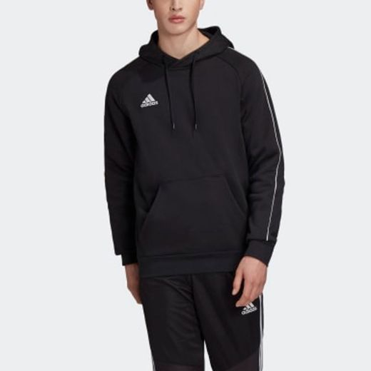 adidas Core18 Hoody Sweatshirt, Hombre, Negro