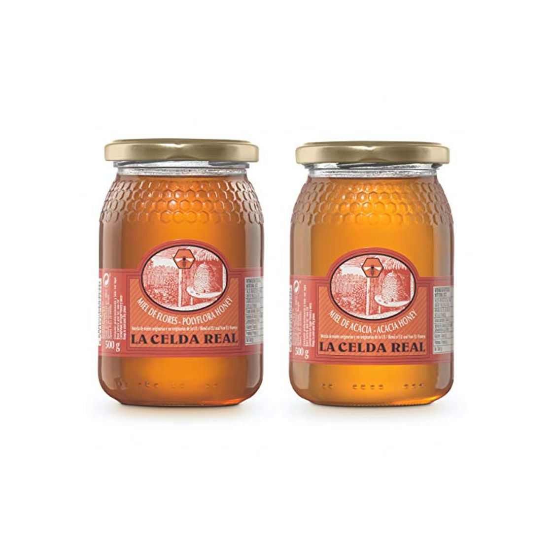 Social La Celda Real - 1 kg Miel Natural - Pack 2 sabores: