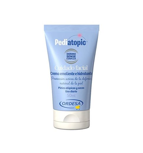 Pediatopic Cuidado Facial 50ml, crema emoliente e hidratante específica para pieles atópicas