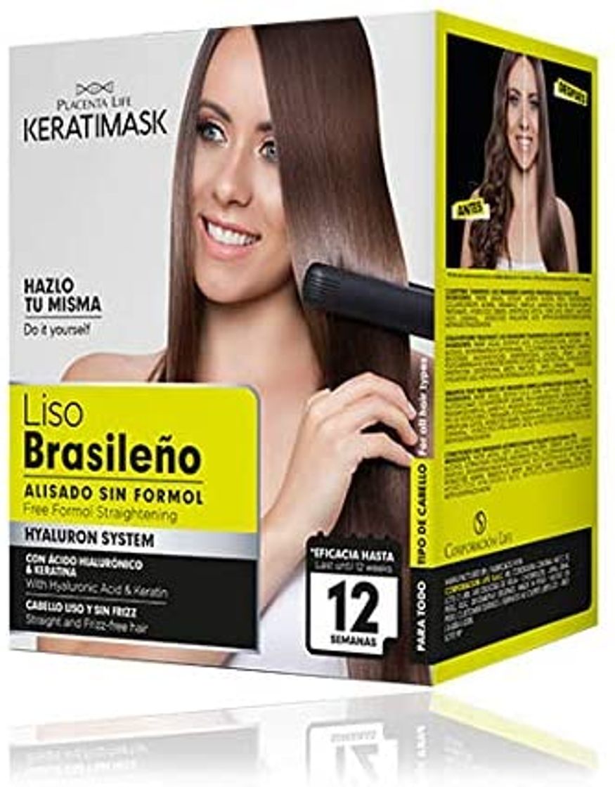 Fashion Kit de alisado brasileño Keratimask sin formol - Be natural | Belletica