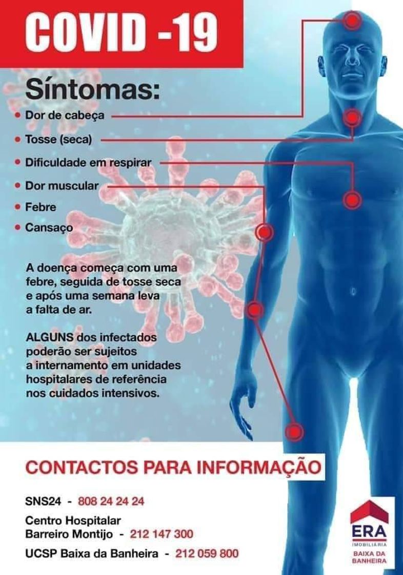 Moda Informação sobre sintomas