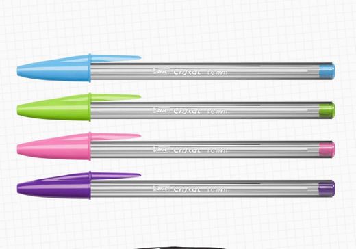 BIC Cristal Fun Bolígrafos Punta Ancha (1,6 mm) – Colores Surtidos