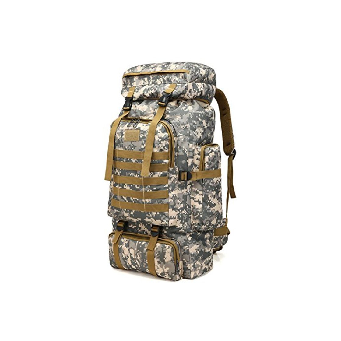 Product STRIR Mochila Táctica Militar Impermeable de 60L Hecho de 600D Nylon Respaldo