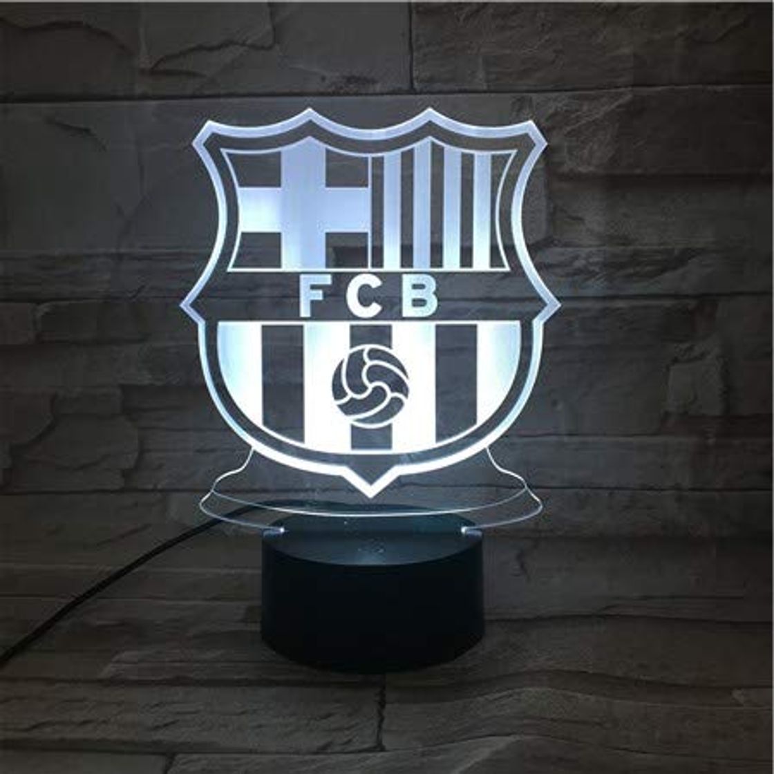 Product WoloShop Lampara LED FC Barcelona Cambia Color USB Luz Nocturna