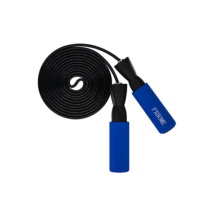 Social Cuerda para saltar ajustable, salto a la comba para cardio rápido y