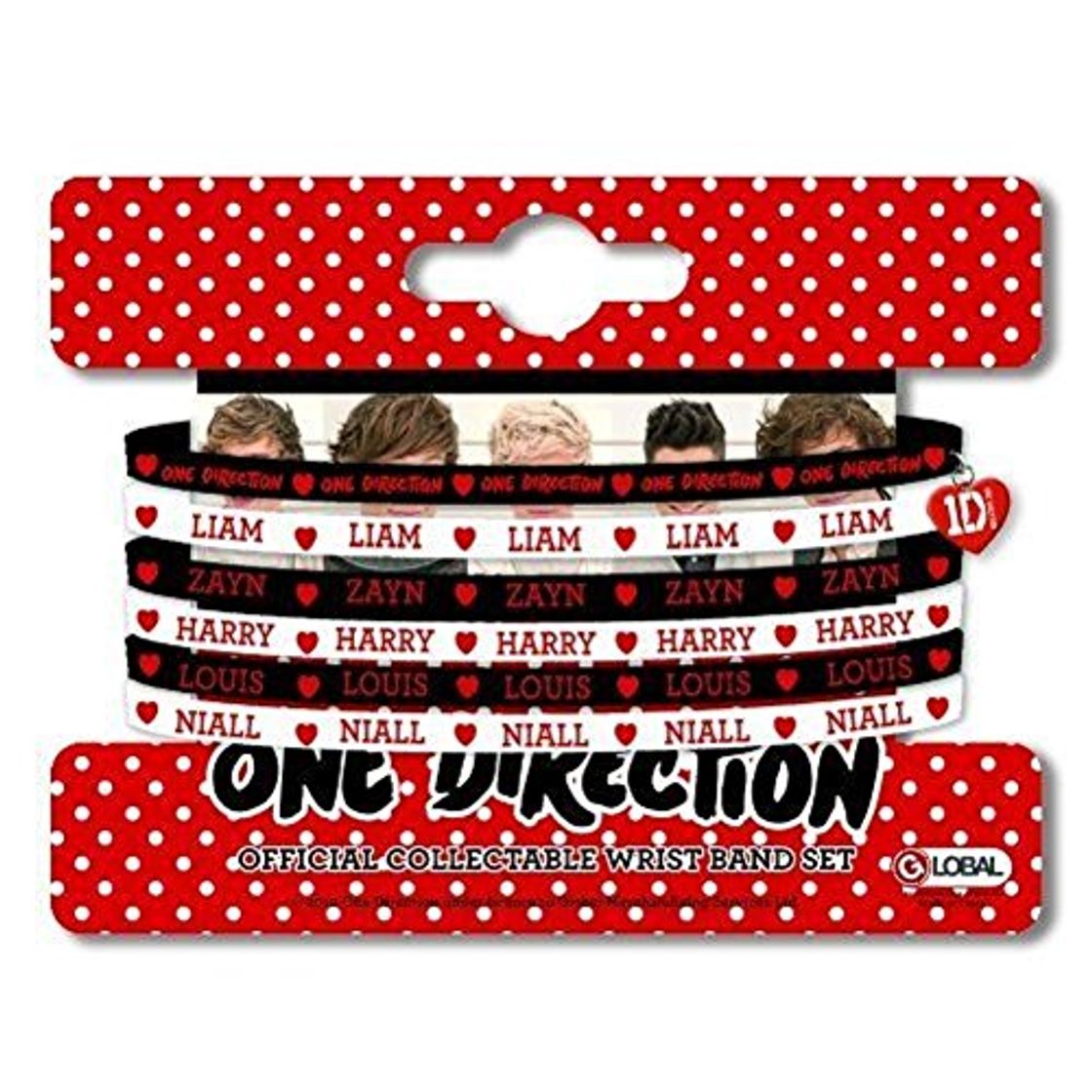 Fashion 0ne Direction 1D 5mm Gummy Set