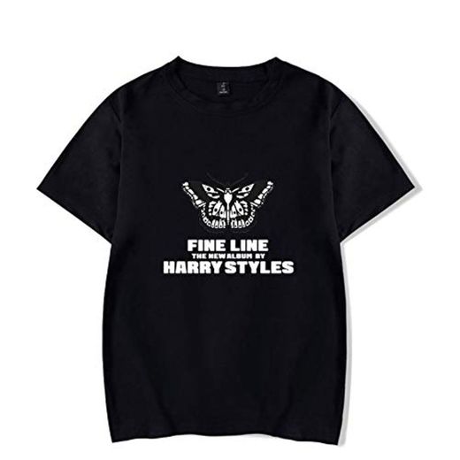 Camiseta Estampada De Harry Styles Camiseta Holgada De Cantante Informal Estampada De