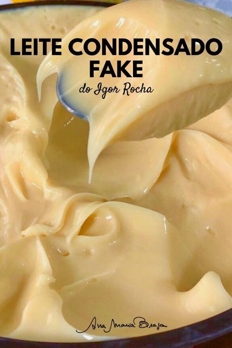 Fashion Receita leite condensado fake 