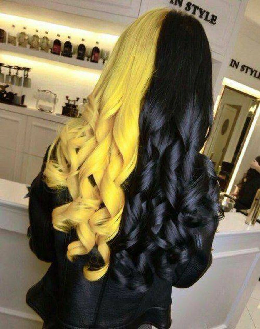 Yellow hair