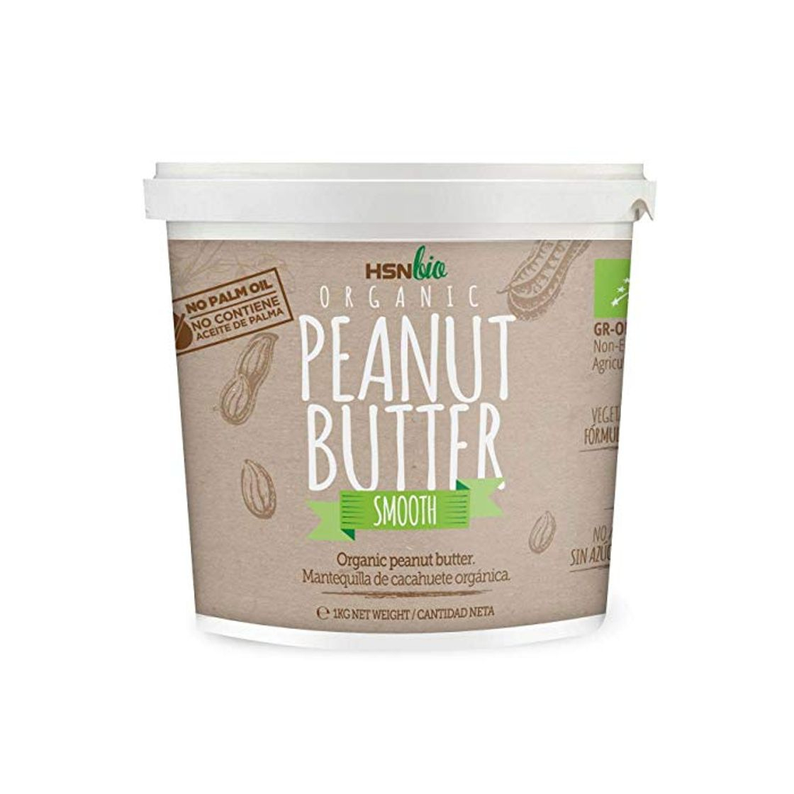 Product HSN Bio - Mantequilla Cacahuete Orgánica - 100% Bio- Organic Peanut Butter