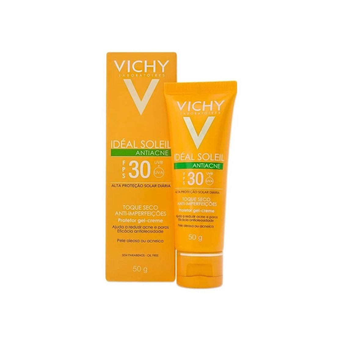 Vichy Ideal Soleil Protector Solar BB Toque Seco Fluido con Color FPS