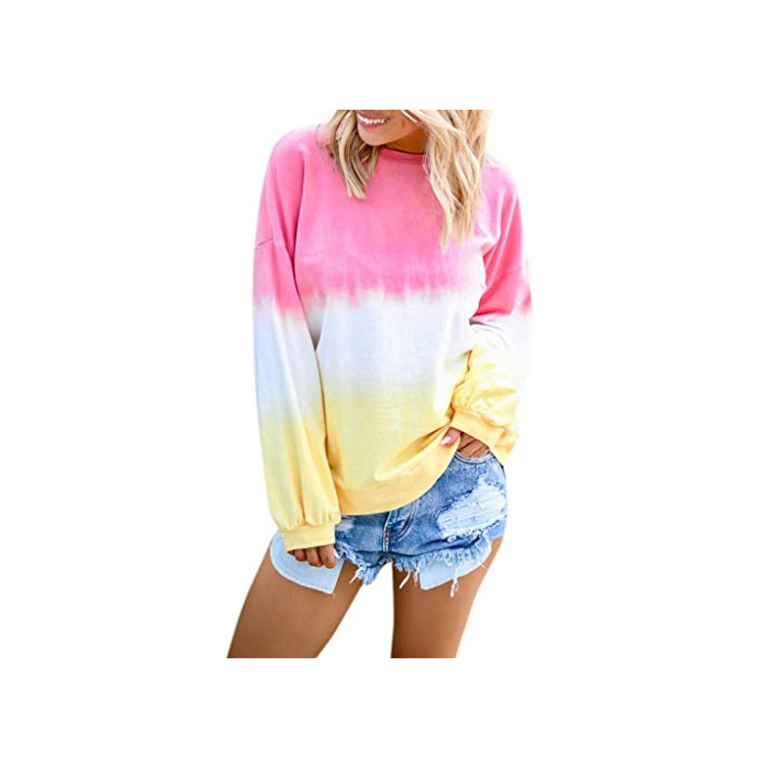 Moda Camiseta Tie-Dye para mujer