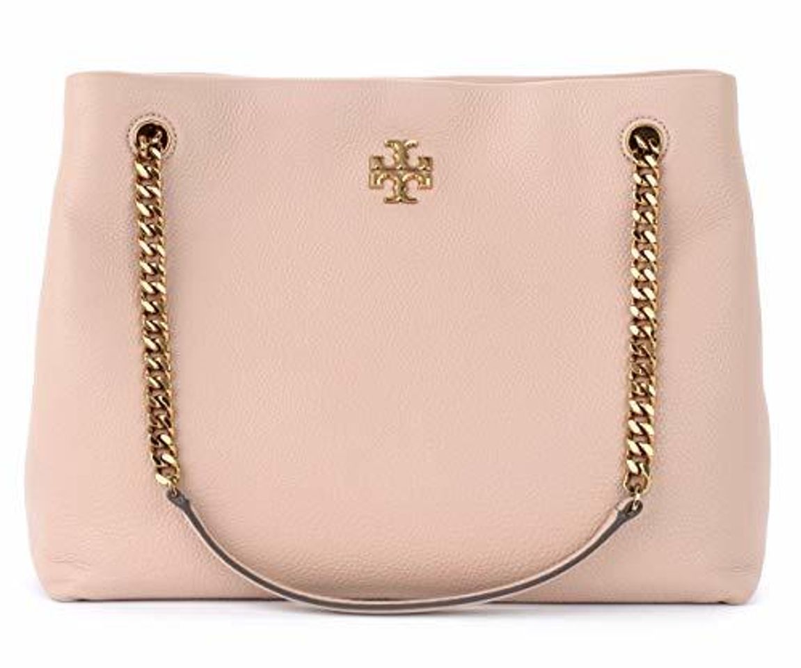 Place Tory Burch Bolso shopping Kira de piel beige