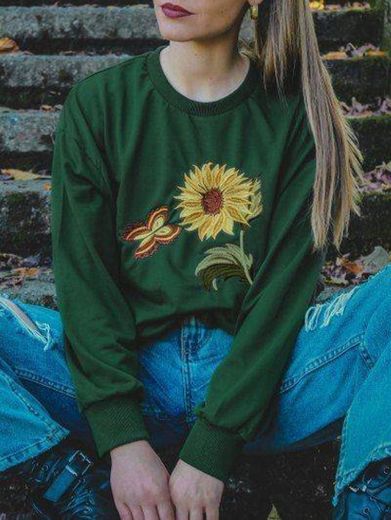 Sweatshirt Deep Green