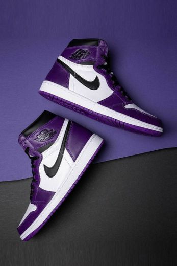 Air jordan 1 retro high og 'Court purple 2.0' Shoes- size14