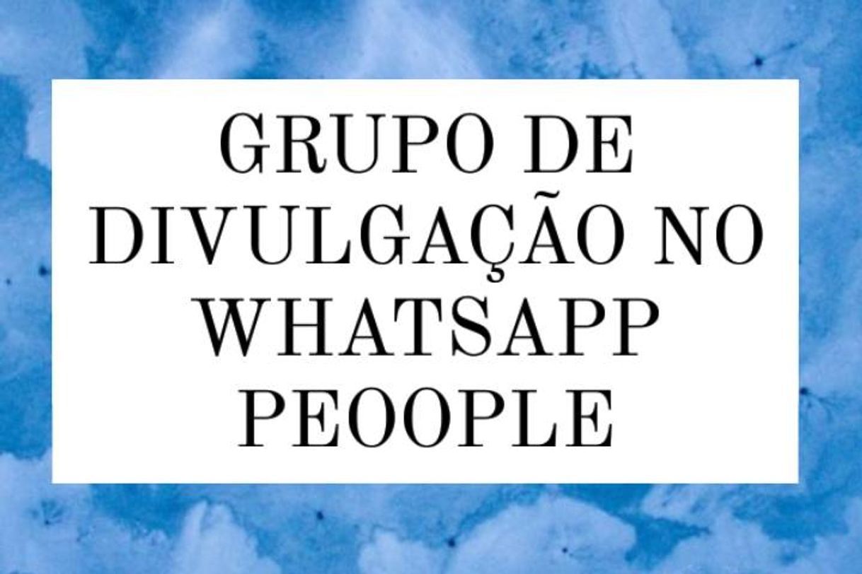 Fashion GRUPO SDV PEOOPLE WHATSAPP