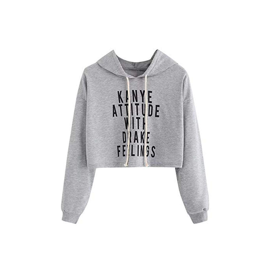Social Yvelands Sudaderas para niñas Adolescentes, Mujeres Casual Carta Impresa Manga Larga Sudaderas