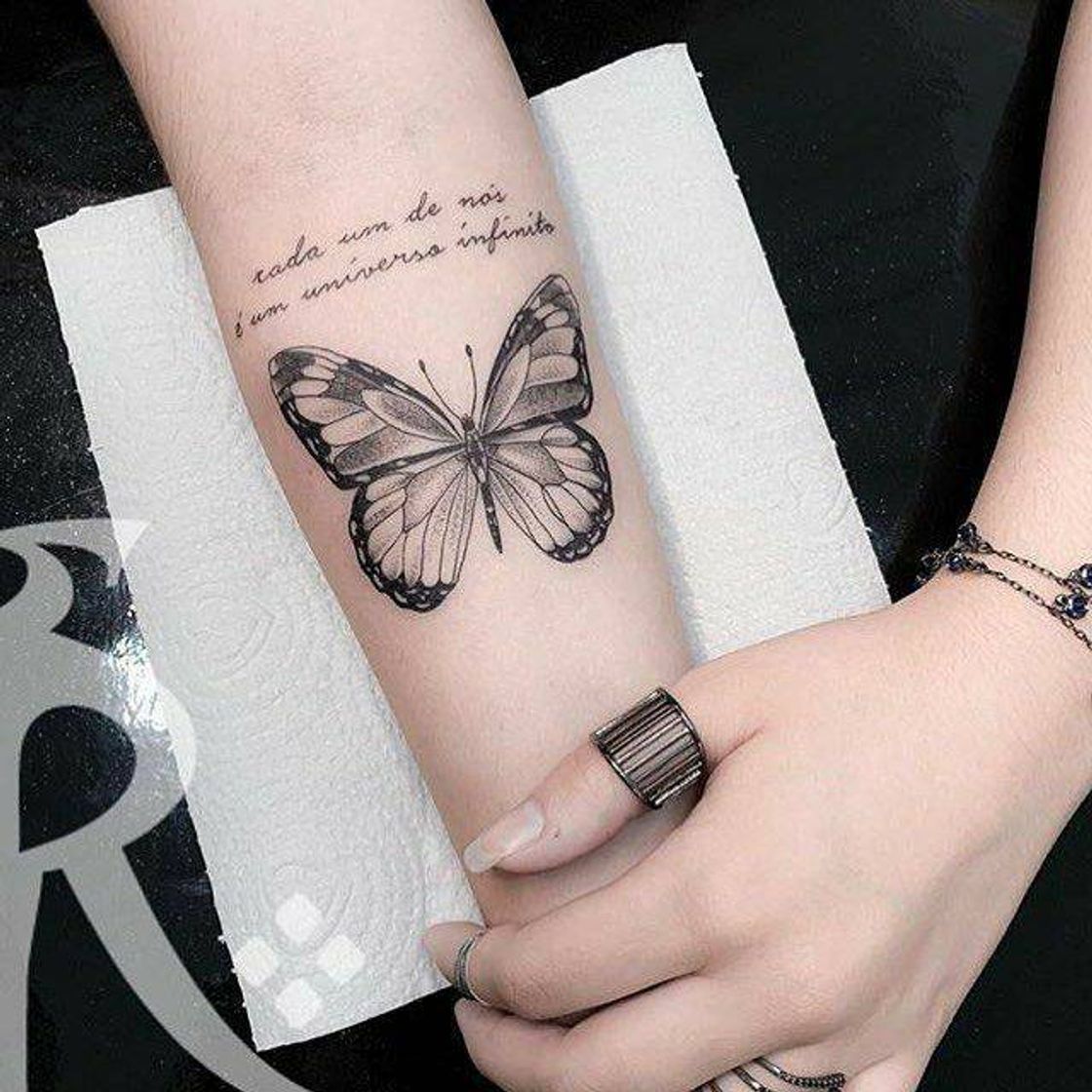 Fashion Tattoo de borboleta