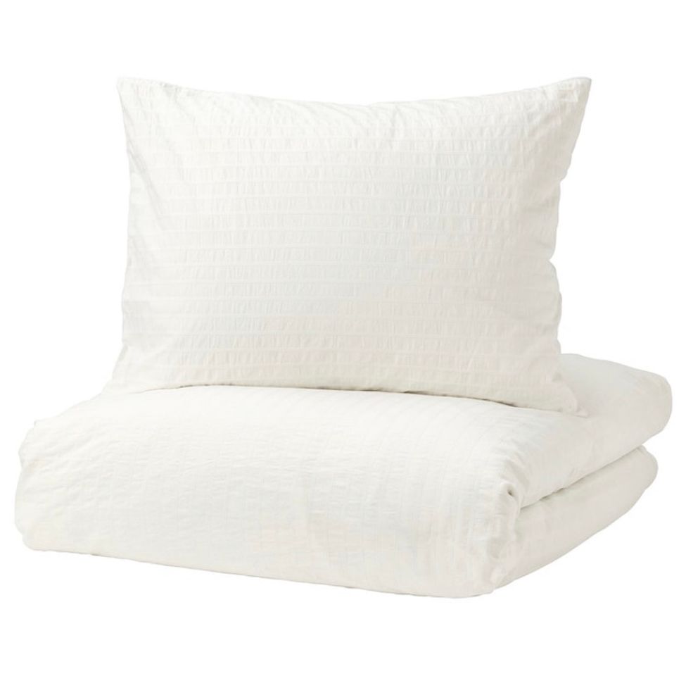 Moda OFELIA VASS Funda nórdica y 2 fundas almohada, blanco ...