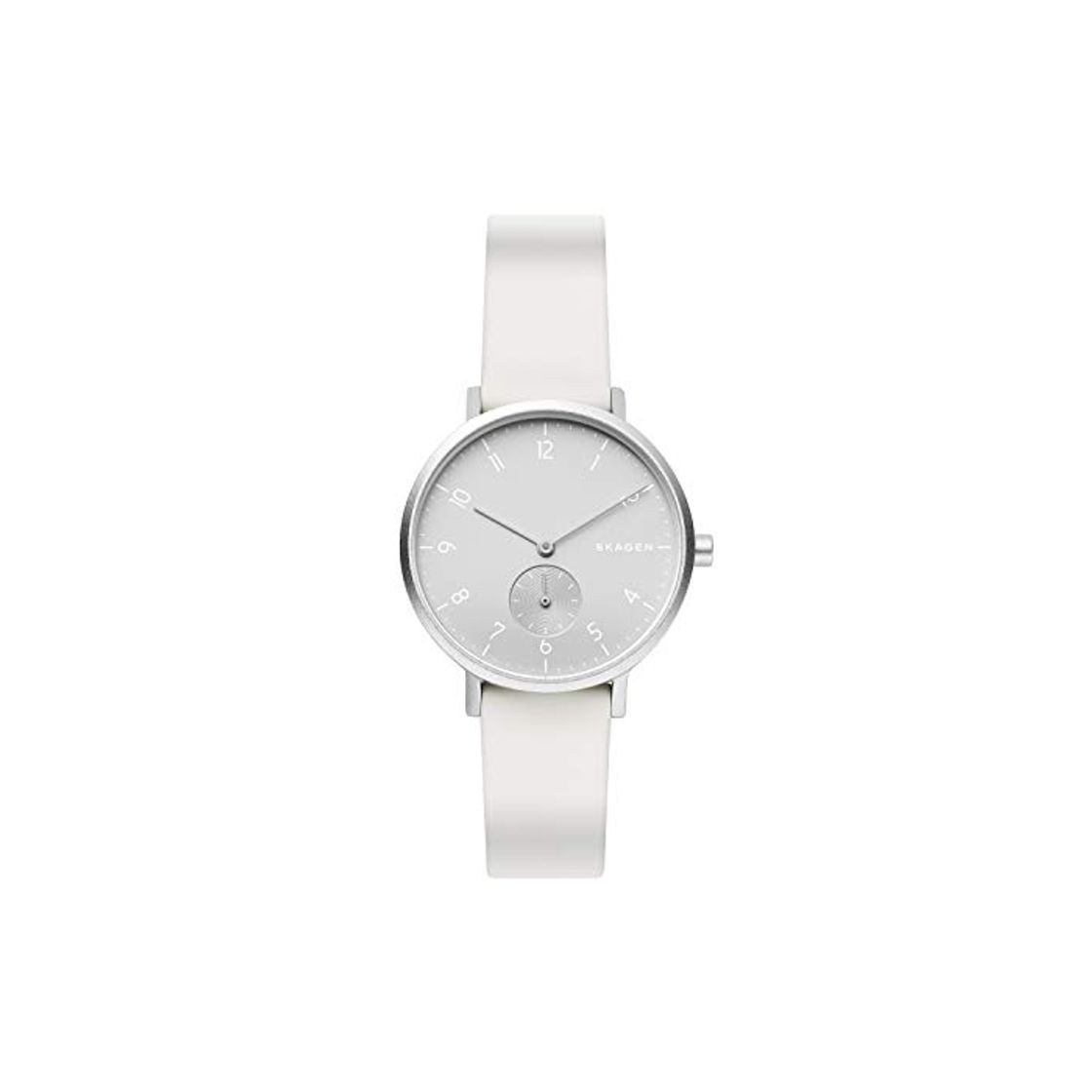 Moda Skagen Reloj Analogico para Mujer de Cuarzo con Correa en Silicona SKW2763