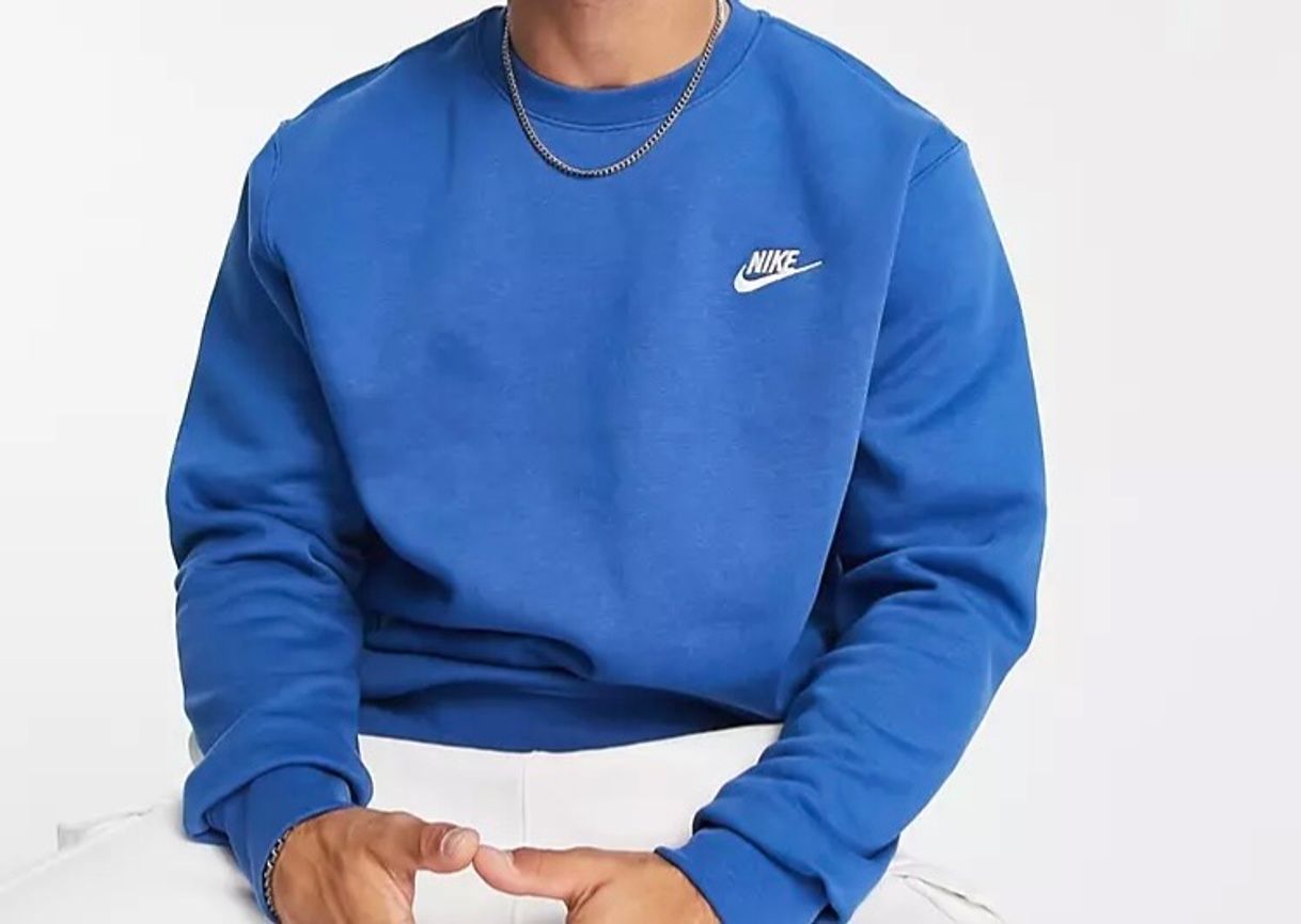 Moda Sudadera nike azul