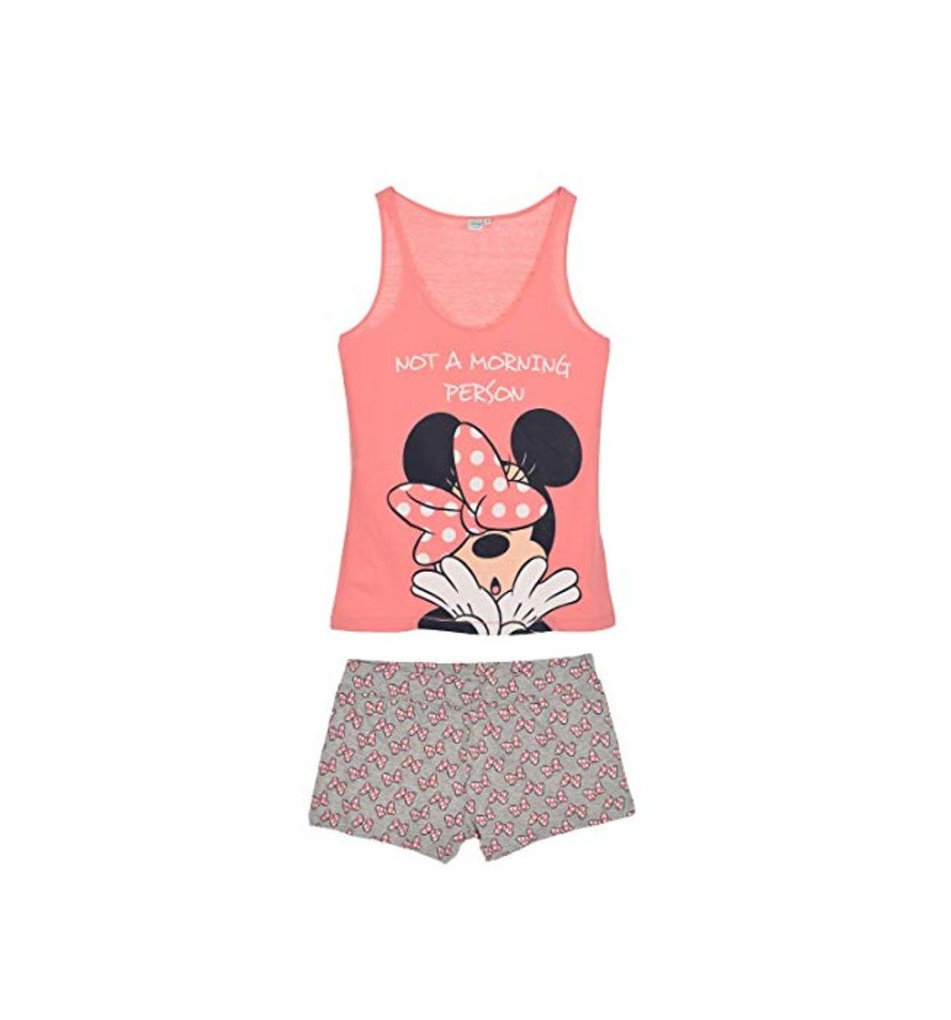 Moda Minnie Mouse Mujer Pijama Corto