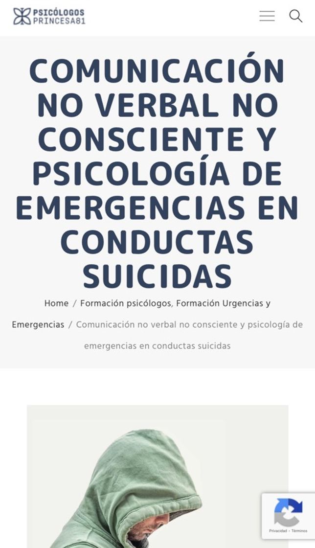 Moda Comunicación no verbal y psicología de emergencias conductas