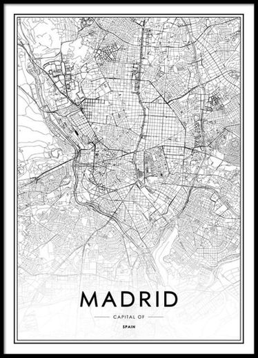 MADRID map poster I DESENIO