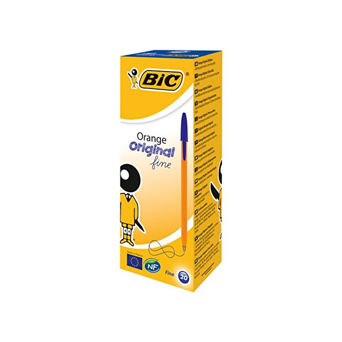 Social BIC Orange Original Fine bolígrafos punta fina