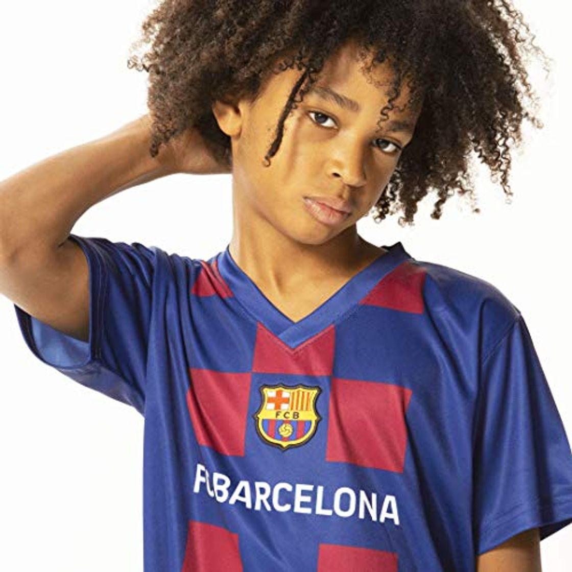Social Conjunto Messi 2020 Barcelona Oficial Home 2019 2020 en blíster Camiseta