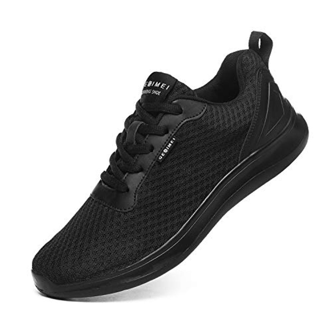 Moda BaiMoJia Zapatillas Deportivas Hombre Zapatos Running Bambas Deporte Ligeras Verano Casual Todo Negro 42 EU