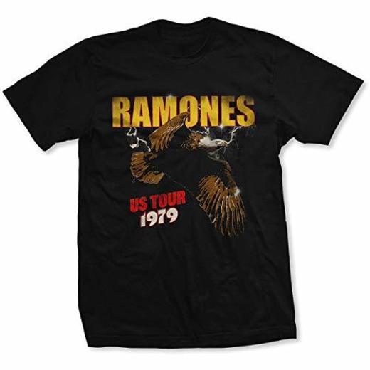 Rock Off The Ramones Tour 1979 Oficial Camiseta para Hombre