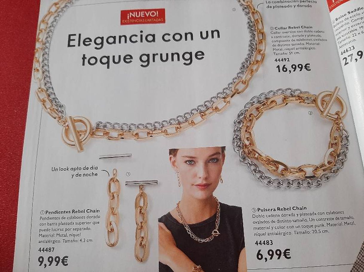 Moda Oriflame Cadena con Colgante Mujer Collar Elegante de Piedra Ágata Ámbar