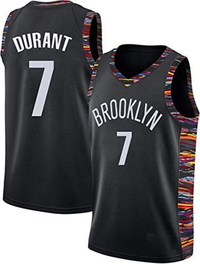 WSUN Camisetas De Baloncesto para Hombre NBA Brooklyn Nets # 7 Kevin