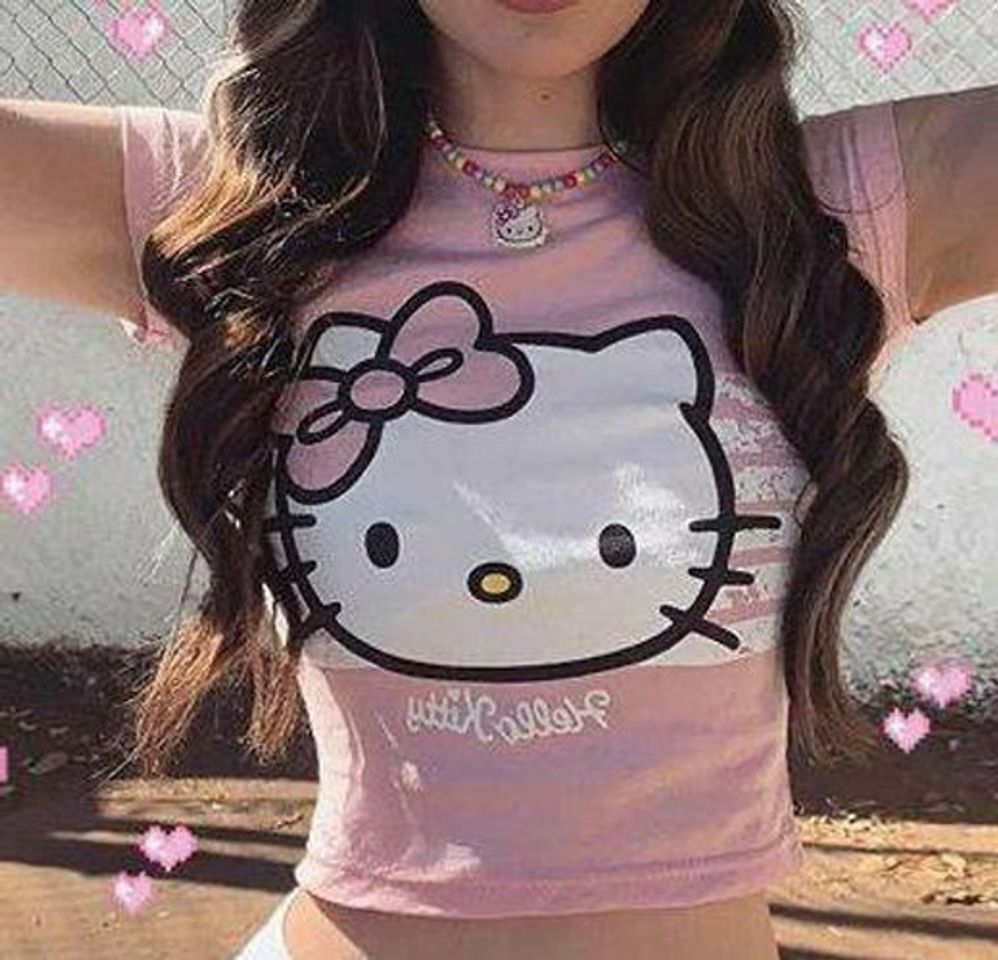 Moda Blusinha hello kitty 