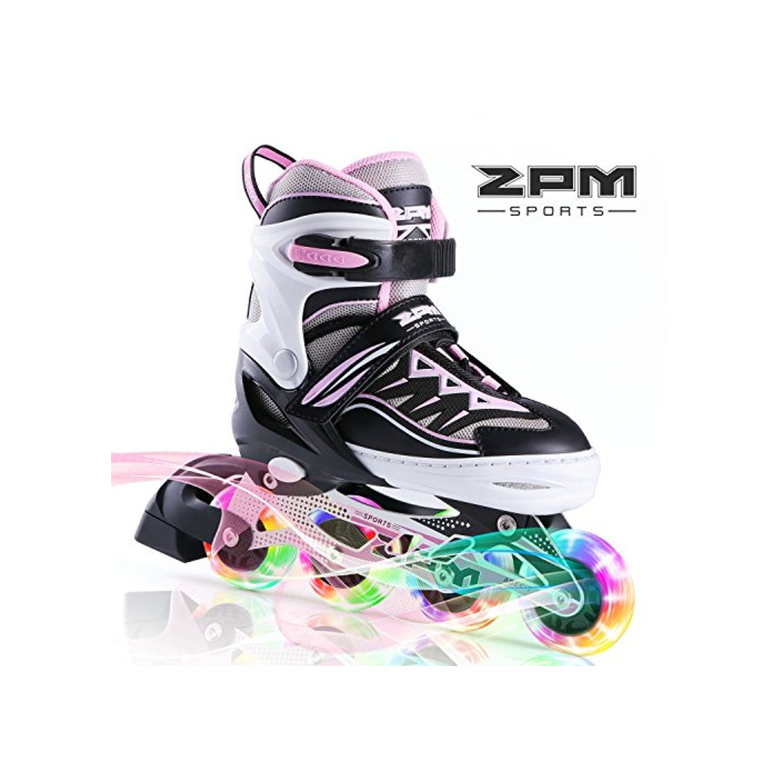 Product 2PM SPORTS Cytia Ajustable Iluminación Patines en línea para niños y Adolescentes