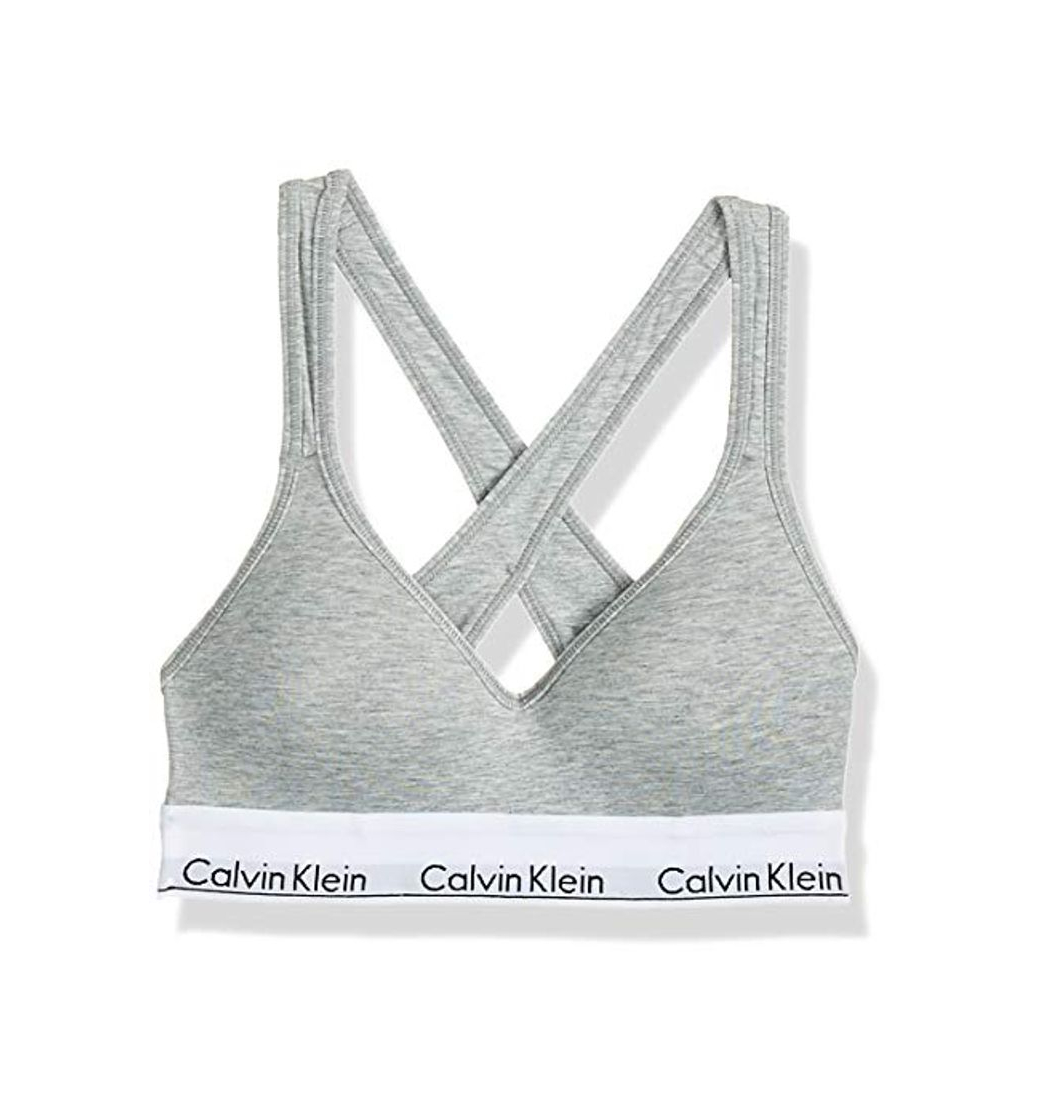 Moda Calvin Klein Bralette Lift Sujetador Deportivo, Grau