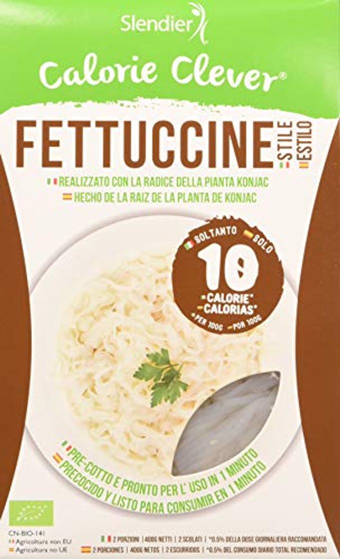 Product Pasta Konjac Fettucine sin gluten - pasta hipocalórica - Slendier - 400g