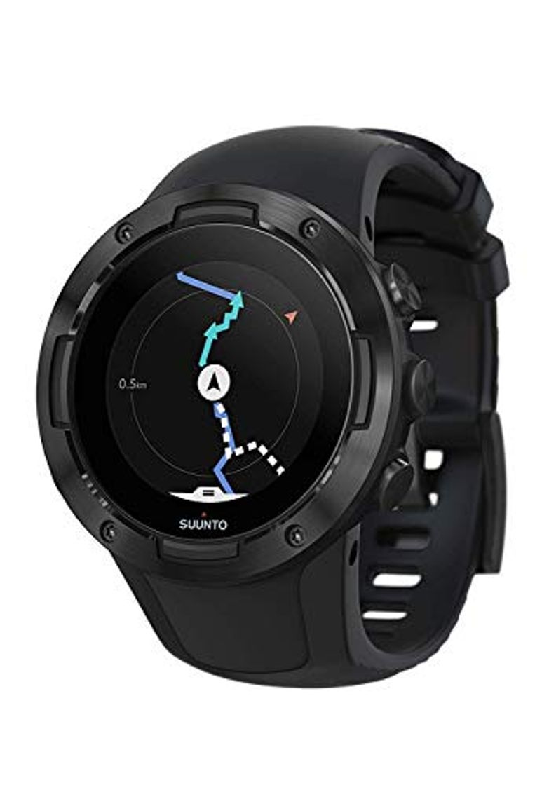 Social Suunto 5 Reloj multideporte GPS, unisex adulto, cristal mineral, acero inoxidable, silicona,