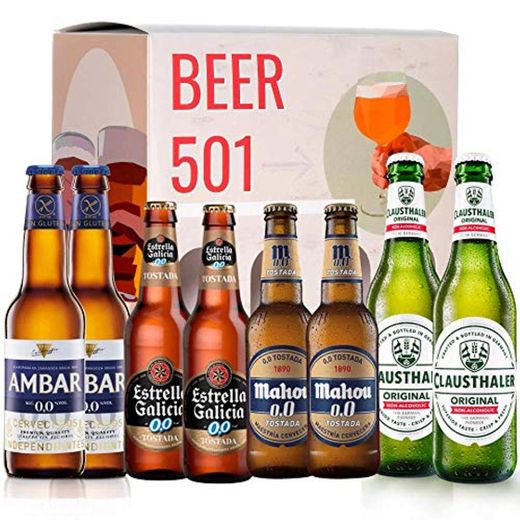 Pack de cerveza degustación BEER 501 - Caja Sin Alcohol